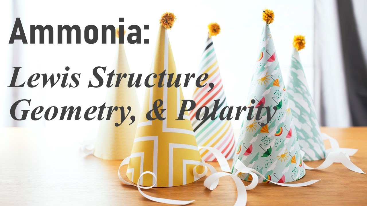 Ammonia, NH3, Lewis Structure, Geometry, and Polarity