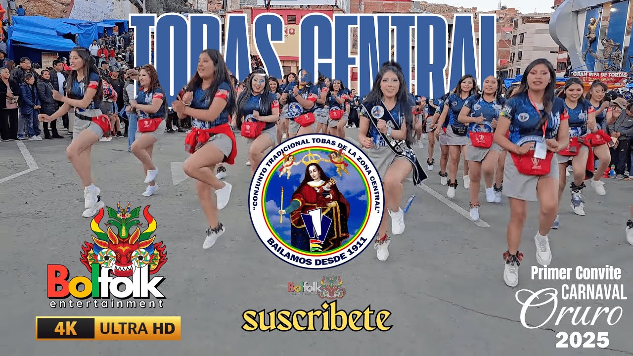 TOBAS CENTRAL - PRIMER CONVITE CARNAVAL DE ORURO 2025 PARTE 14