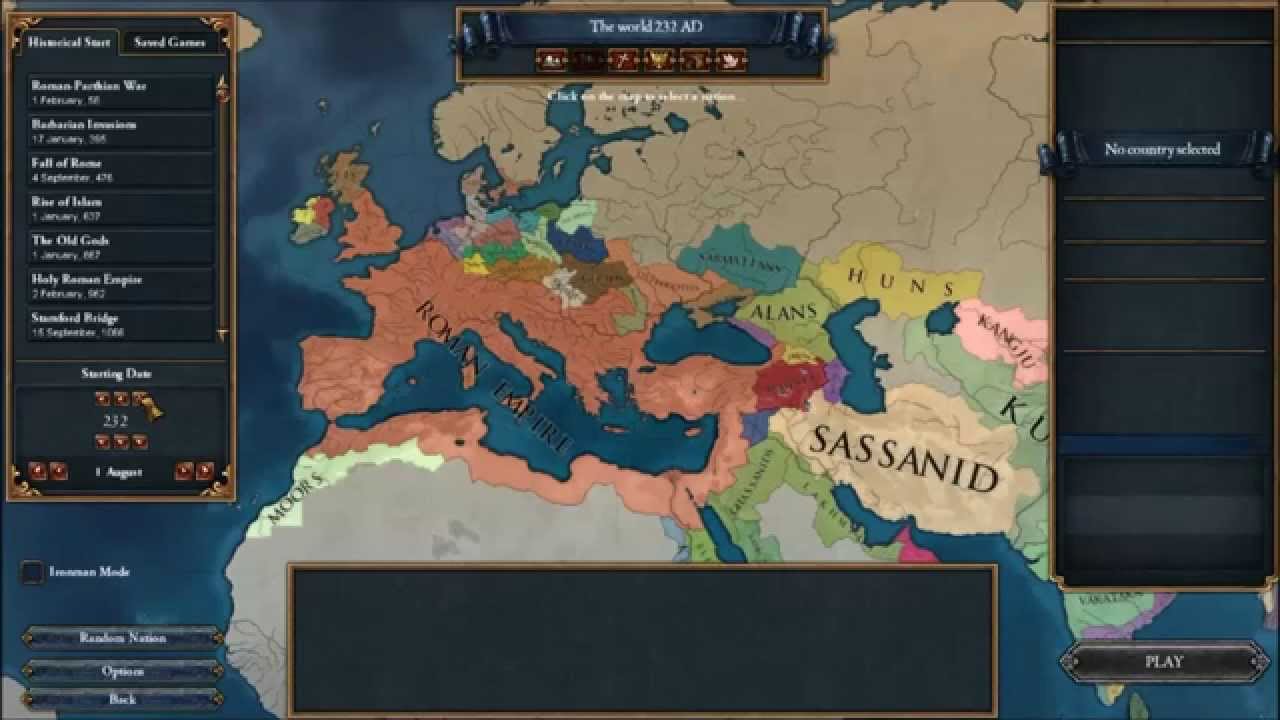 Europa Universalis Timelapse - Europe Since 60 AD