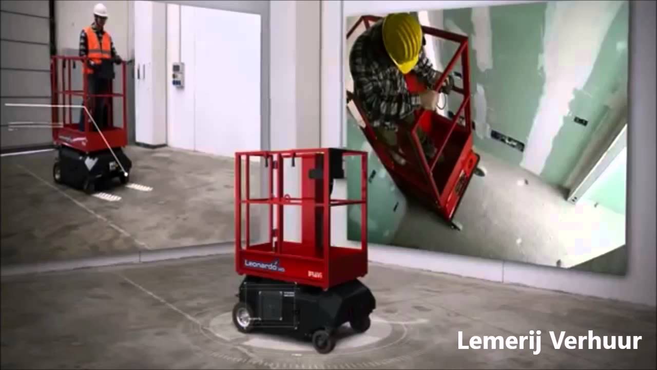 Kleine hoogwerker huren  | Lemerij Verhuur |  Leonardo hoogwerker te huur