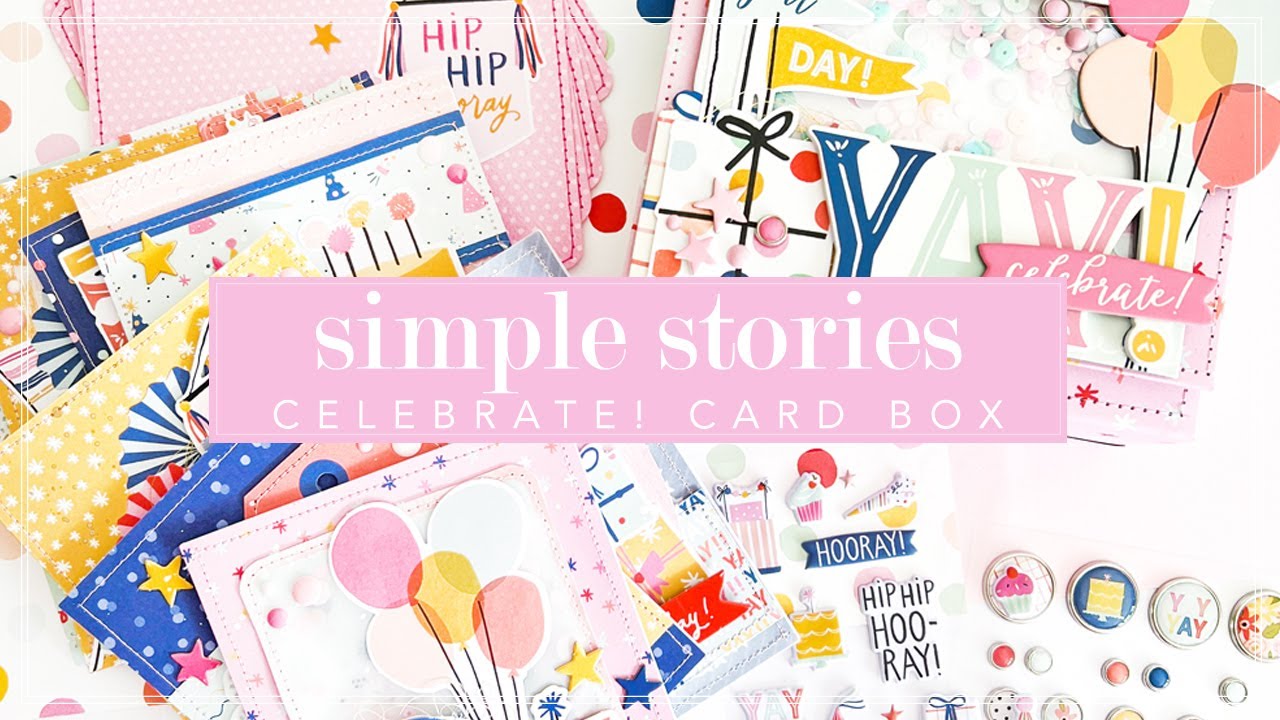 Simple Stories - Celebrate! Card Storage Box - Project Share ✨