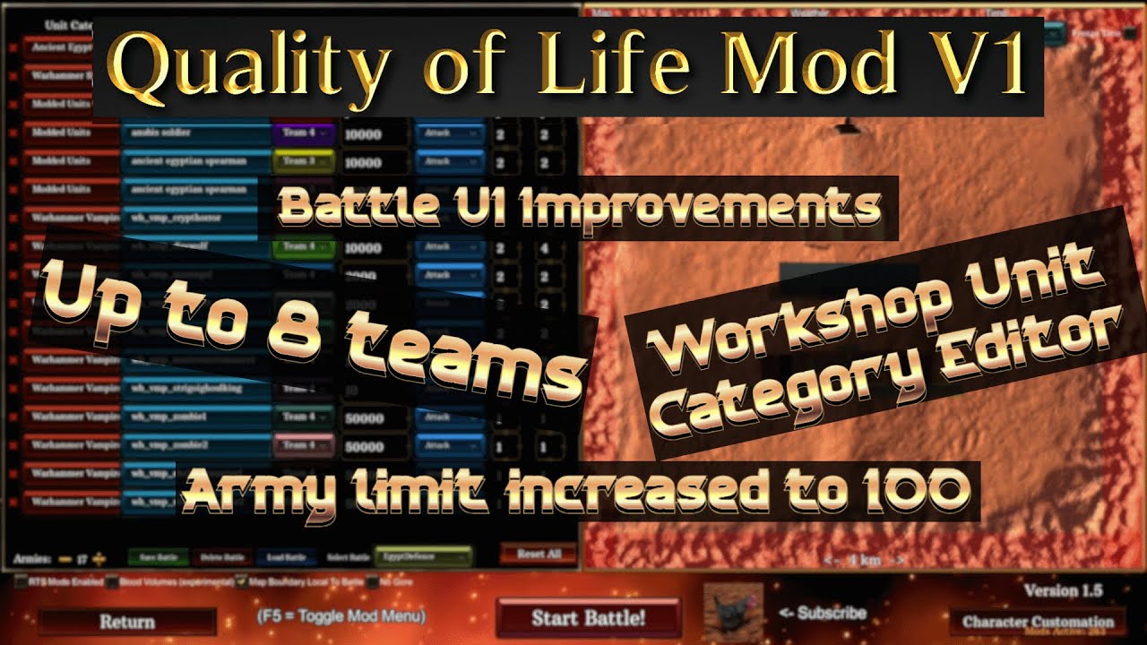 Ultimate Epic Battle Simulator 2 | Quality of Life Mod