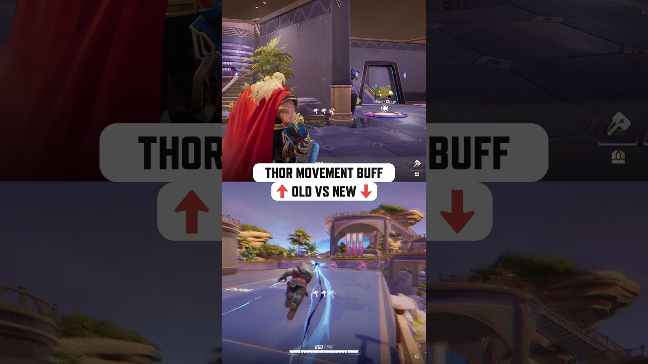Thor is receiving a movement buff while using his Storm Surge ability in Marvel Rivals! 🌩️