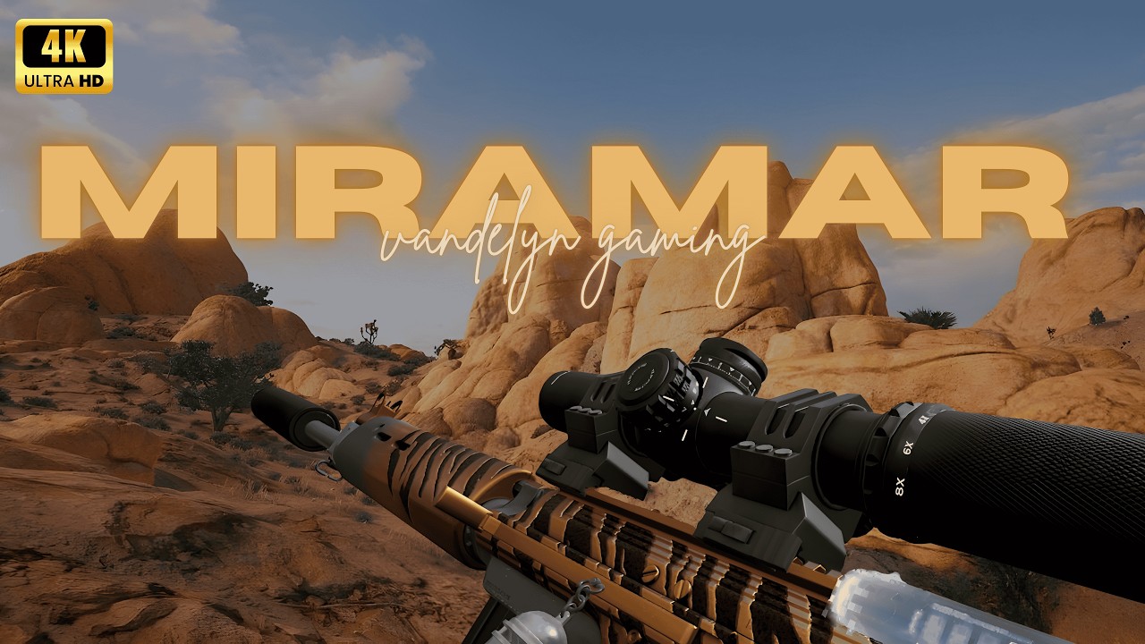 🔴PUBG PC : MIRAMAR SOLO SNIPER TPP 4K GAMEPLAY (No Commentary) || NOOB GAMEPLAY 😂