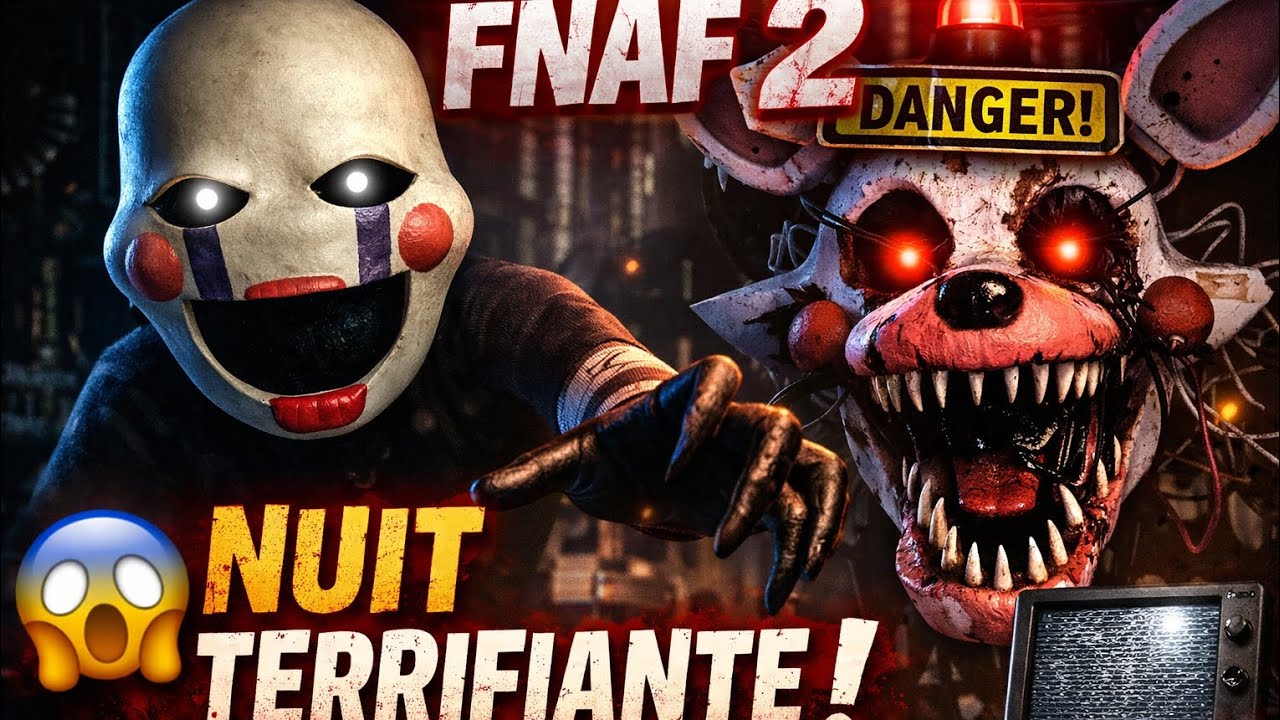 Les Animatroniques Sont Devenus FOUS sur FNAF 2 !😱