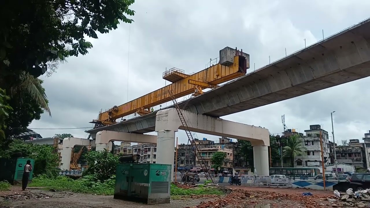 Kolkata Orange Line Metro.. Kolkata Metro work progress