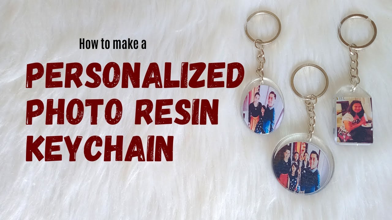 Personalized Photo Resin Keychain | Handmade Business | Resin Crafts