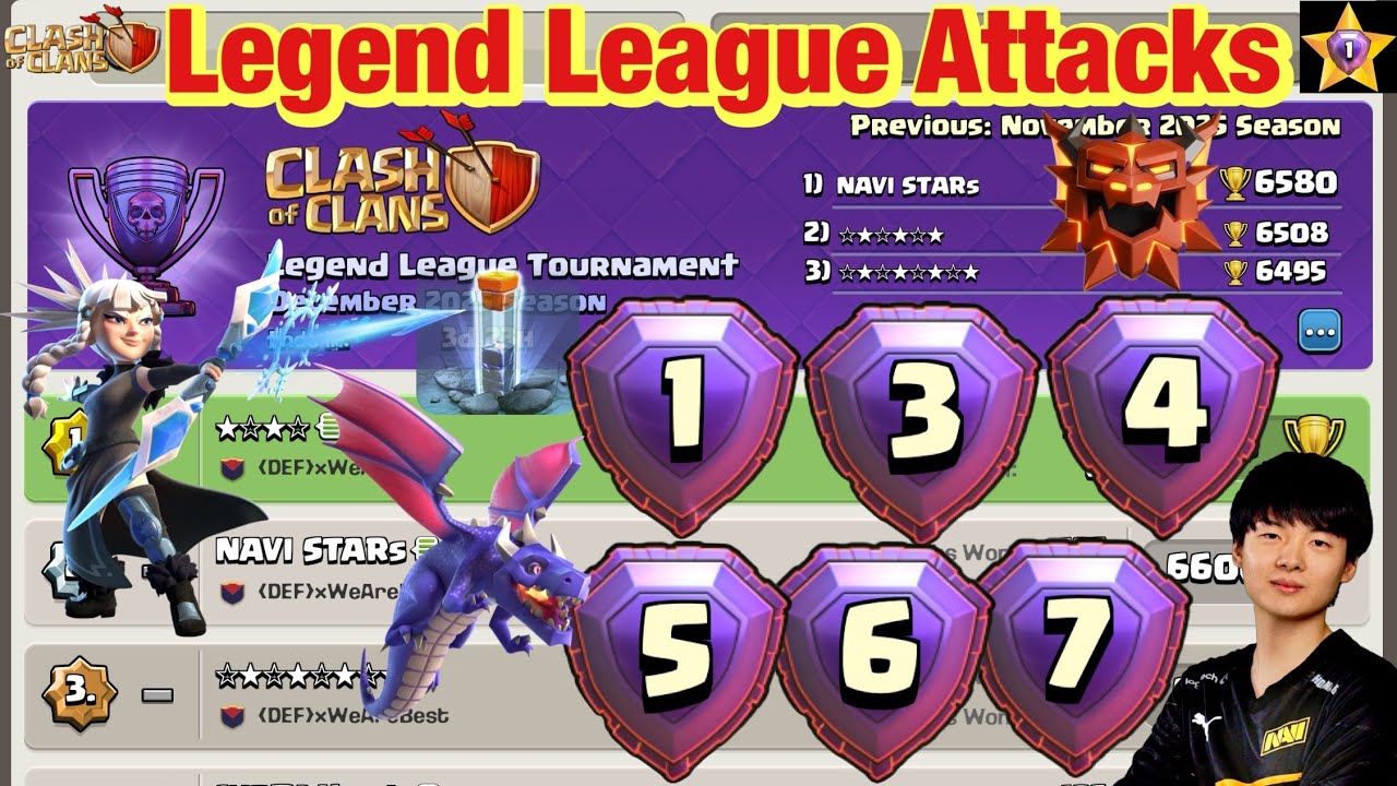 Legend League Attacks December Season Day27 HYDRA TOTEM With Army Link