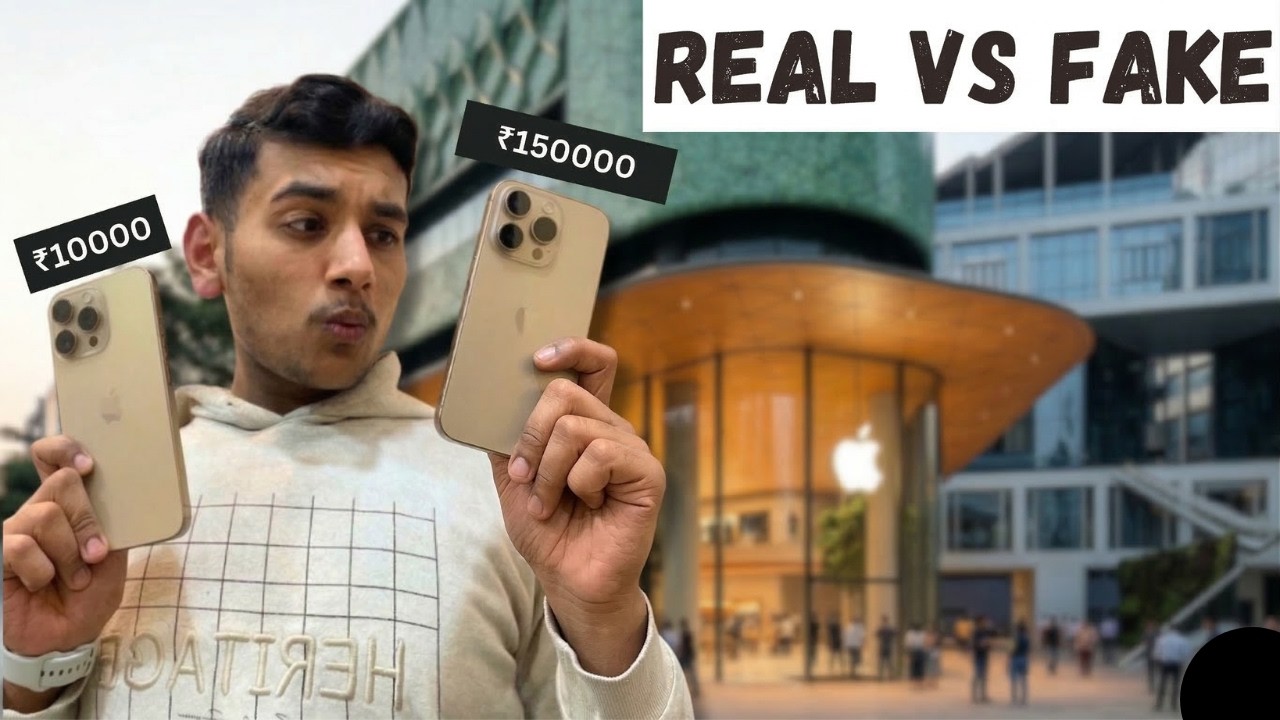 iPhone in ₹10000 Fake Vs Real-Asli Sach??
