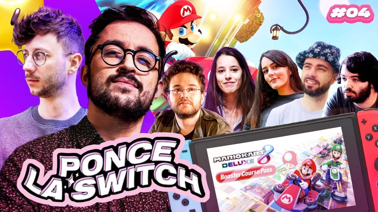 JDAY La Switch avec Ponce, Florence, Rivenzi, Antoine et Ultia sur les nouvelles maps Mario kart