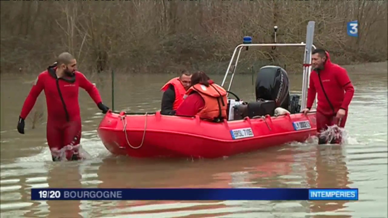 Sa&ocirc;ne-et-Loire : les inondations &agrave; Sassenay