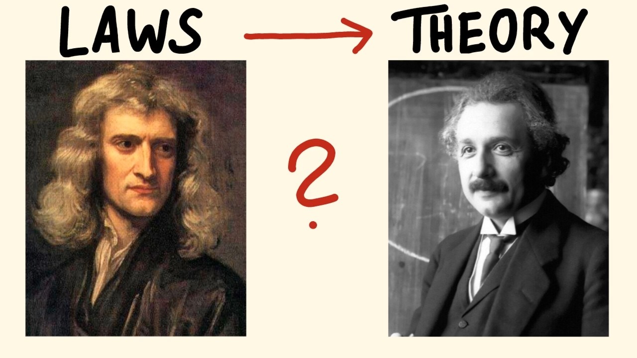 Newton Made Laws, But Einstein Only a Theory?