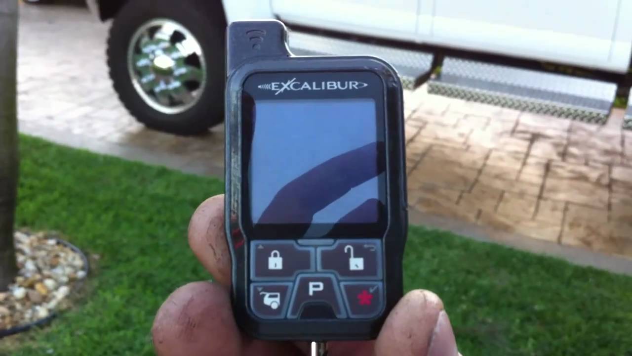 Excalibur 2020 color remote alarm