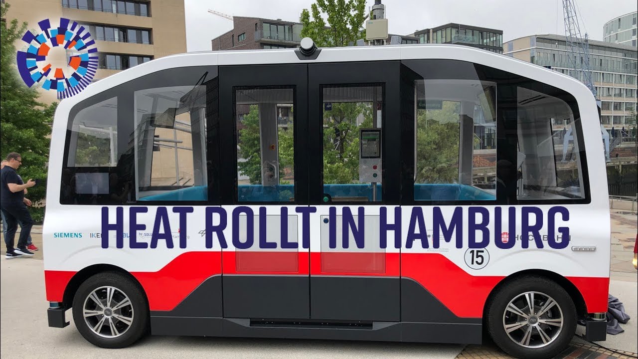 Autonomer Elektrobus (HEAT) geht in Hamburg auf Testfahrt