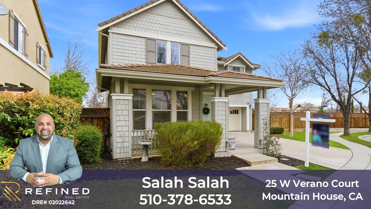 Welcome Home to 25 W Verano Court |  Mountain House, California