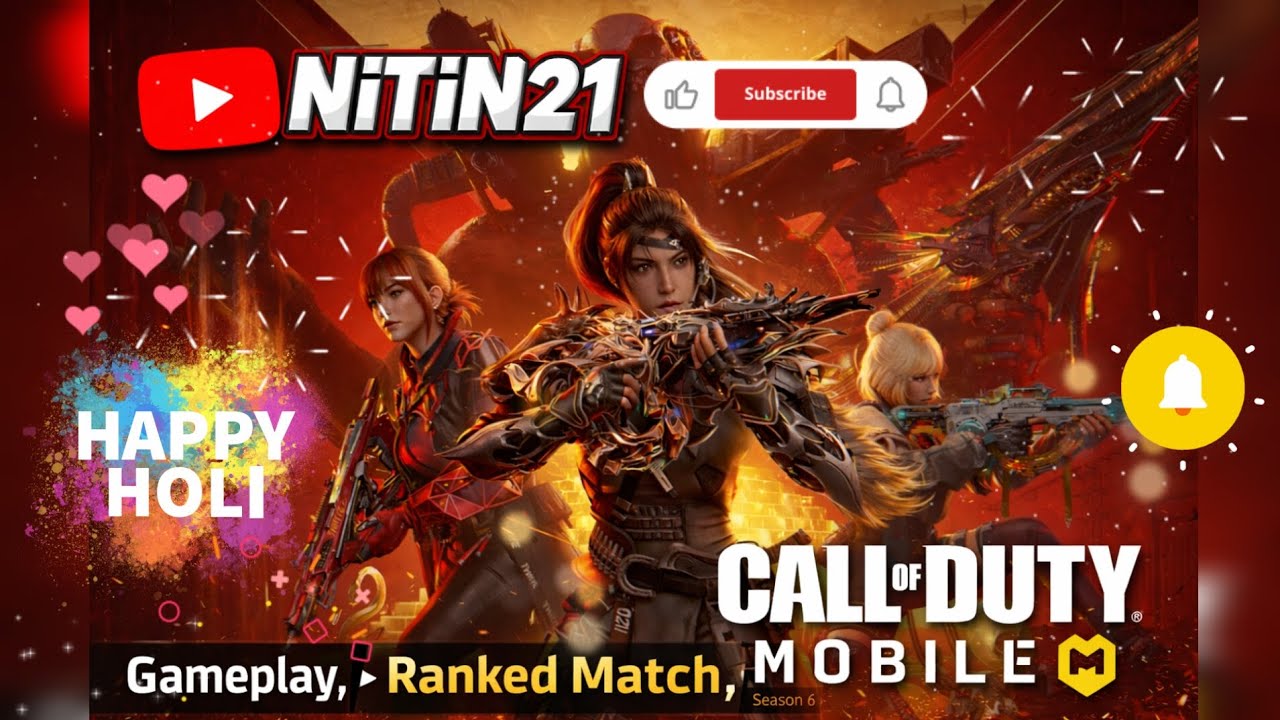 NiTiN21 - Call of Duty Mobile - Ranked Match - Season 6 🎮💥👊⭐✨ #gameplay #codm #NiTiN21Gaming