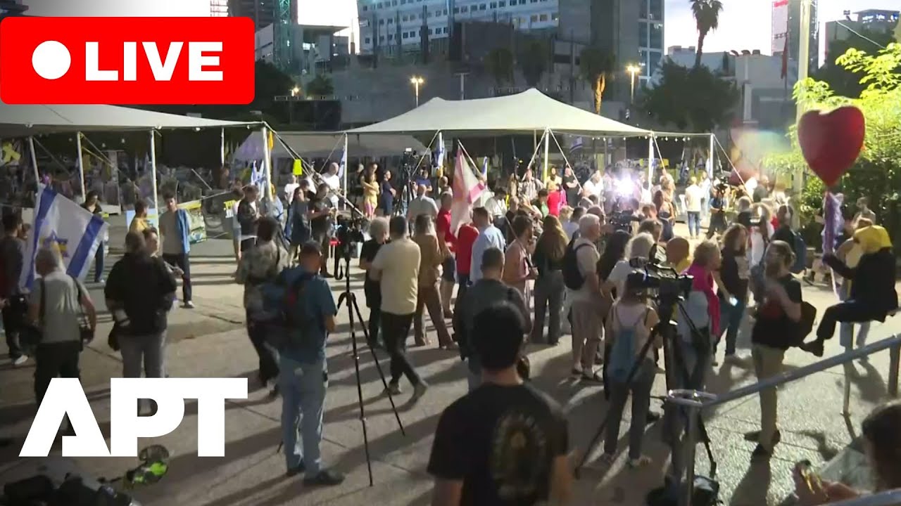 LIVE | Israelis Flood Hostages Square as Trump Announces Gaza Ceasefire Deal | APT