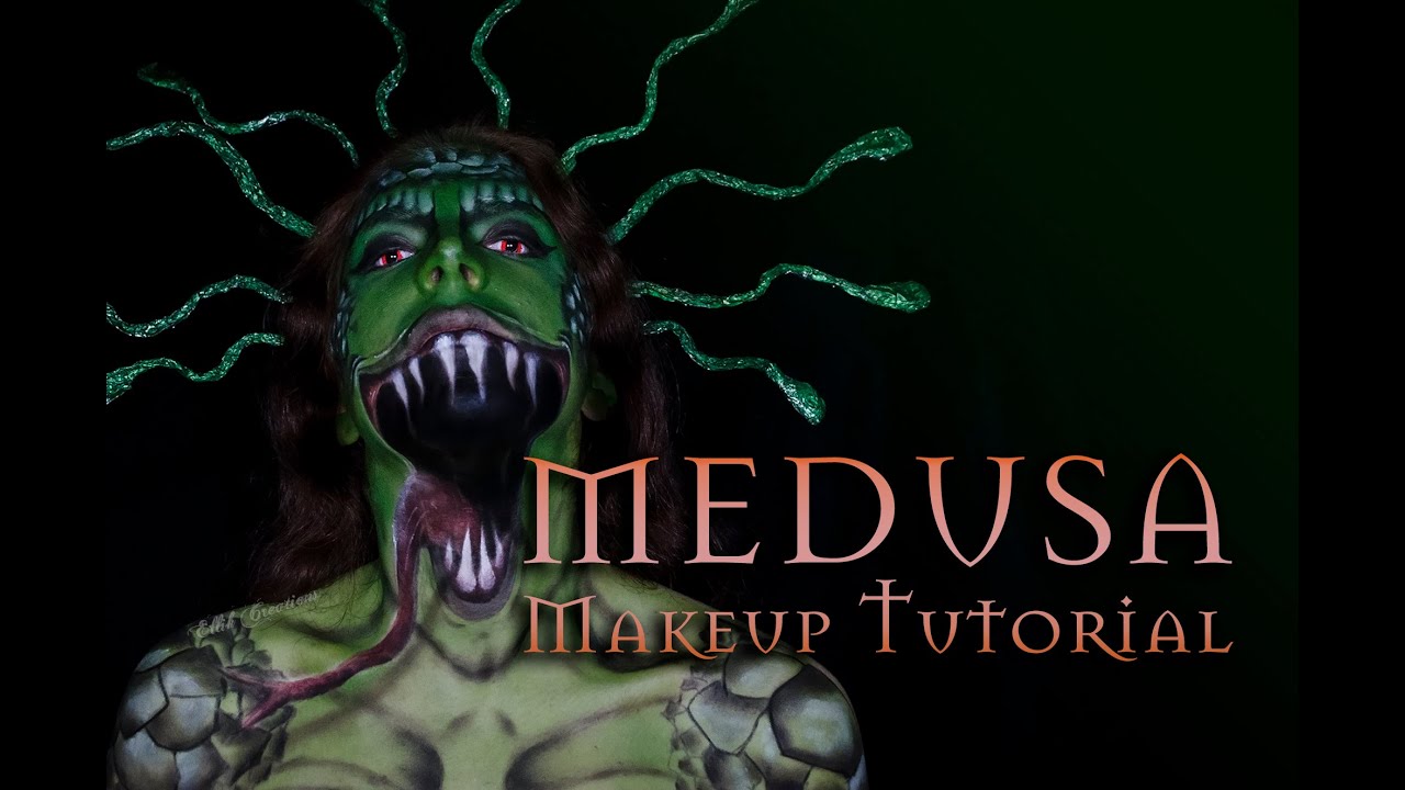 Medusa - Makeup Tutorial | Ellik Creations