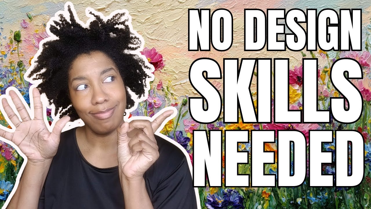 How to Make TV Frame Art to Sell on Etsy  | No Design Skills Needed