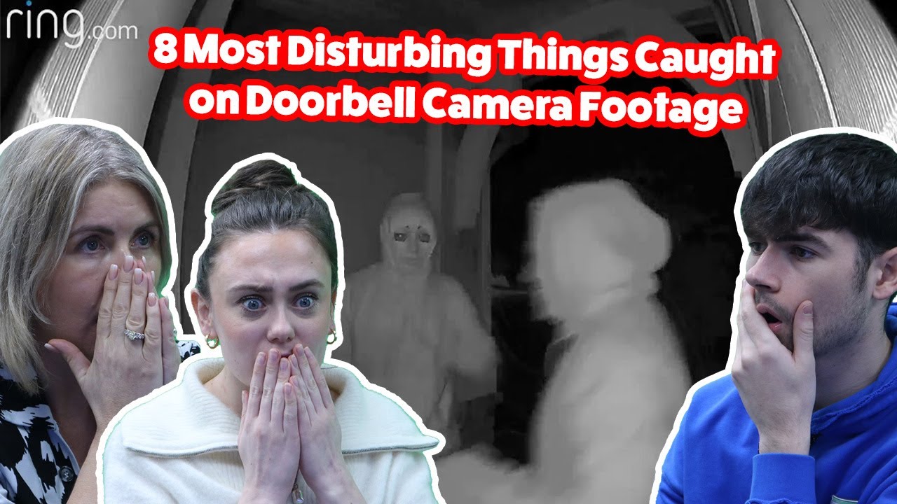 BRITISH FAMILY REACTS! 8 Most Disturbing Things Caught on Doorbell Camera Footage!