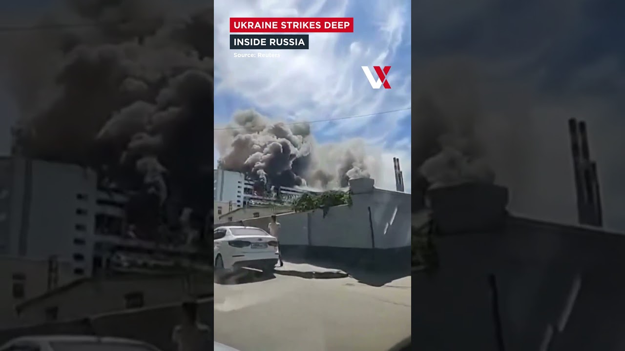 Massive Fire Erupts At Voronezh Facility After Reported Ukrainian Attack | VERTEX