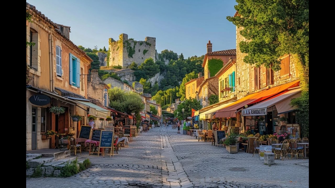 Vaison-la-Romaine, une belle ville du sud de la France où se trouvent des vestiges romains  👍