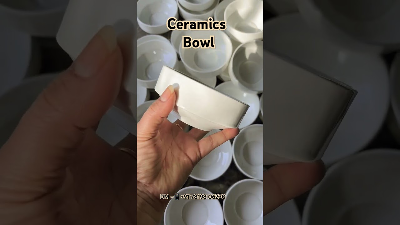 #ceramicware #ceramicbowl #khurja  #trending #pottery #ceramic #krishnaceramics3006  #youtubeshorts