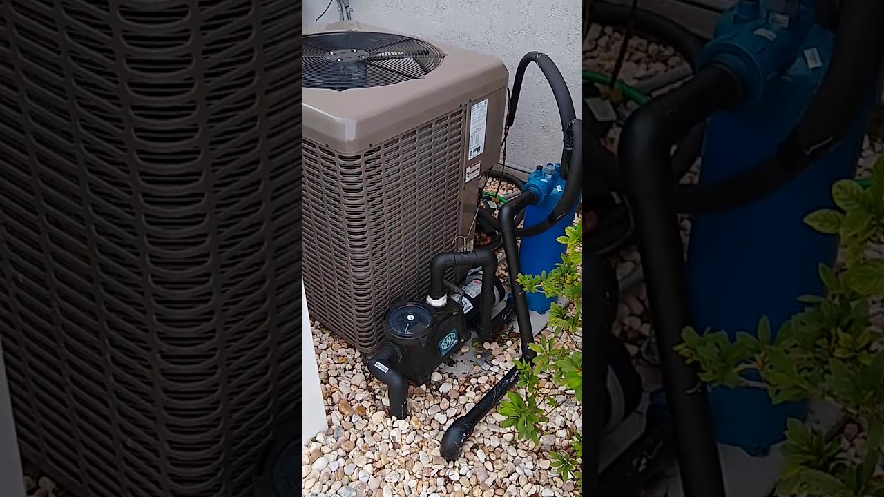Cool your home, heat your swimming pool at the same time no additional gas or power.
