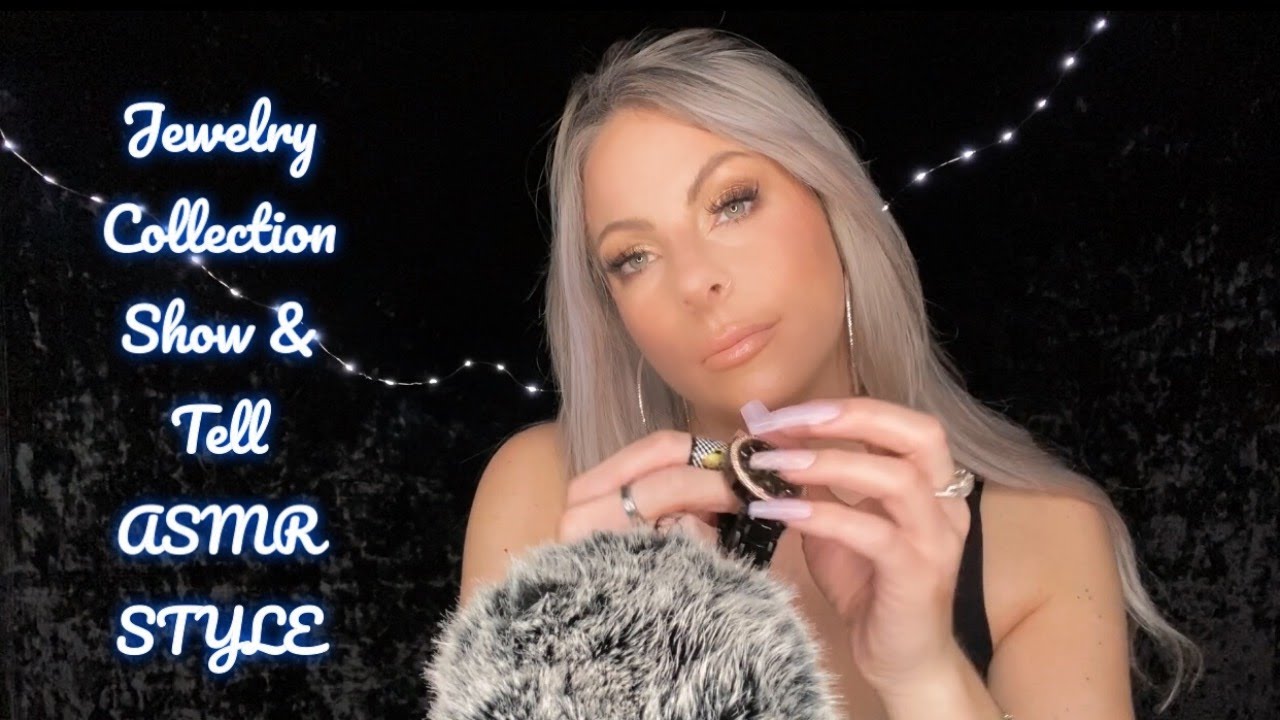 ASMR Close Up Whispered Jewelry Collection | Relaxing Sounds For Tingles And SLEEP AID 💤