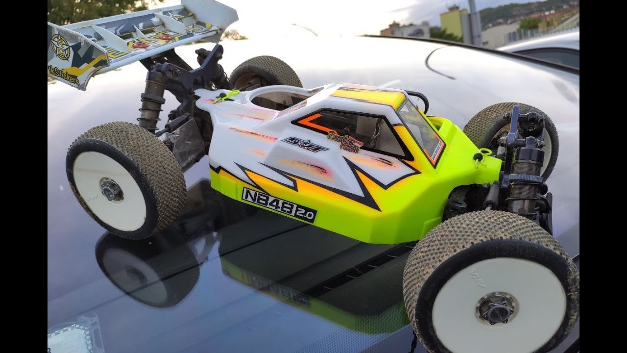 TeknoRC NB48 2.0 nitro buggy - final laps at the Southern Hungarian Championship round 1.
