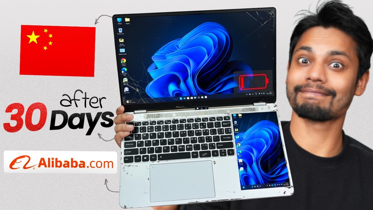 Tested Alibaba Dual Display Laptop - Worst After 30 Days