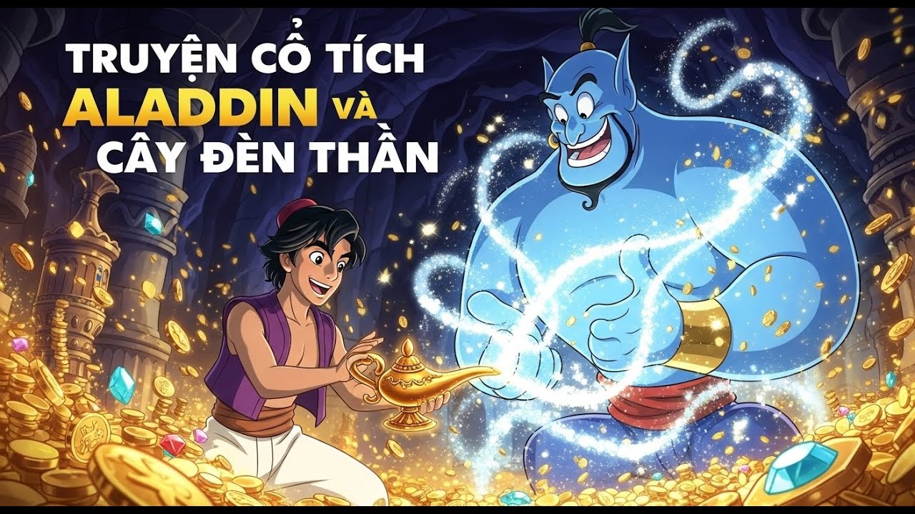 ALADDIN VÀ CÂY ĐÈN THẦN #aladdinvacaydenthan #truyencotich #kechuyenchobe