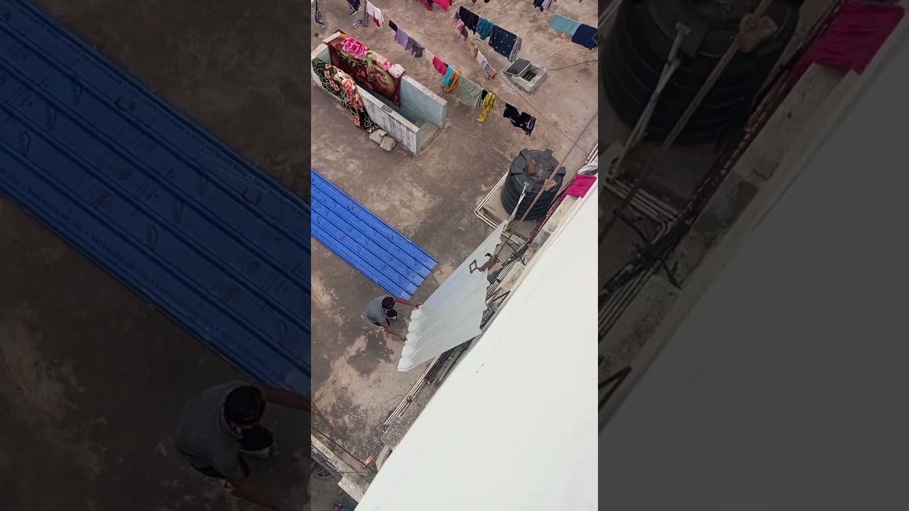 Roofing sheets lifting easy technique