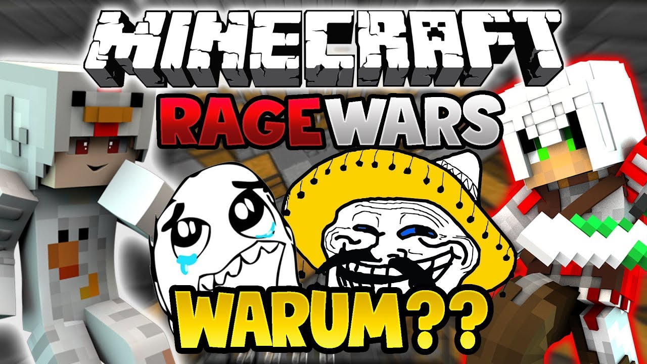 Das ist nicht sein ERNST! - Minecraft RAGE WARS VS Lumpi #03 | minimichecker