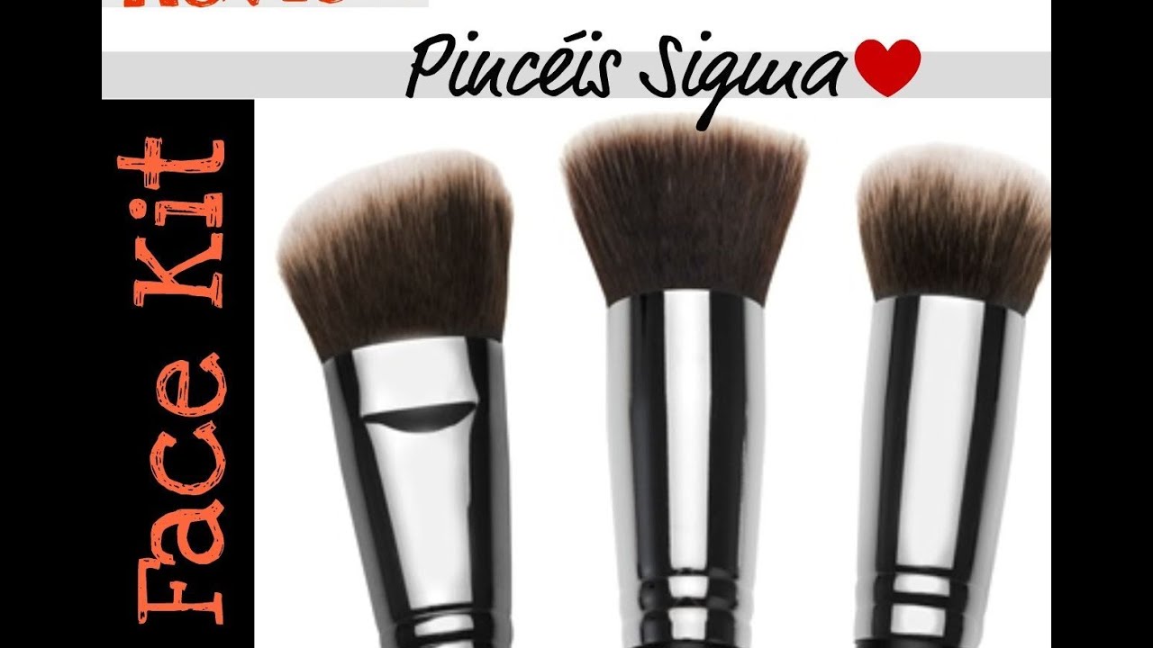 Os melhores Pinceis de Rosto (Sigma Synthetic Face Kit)