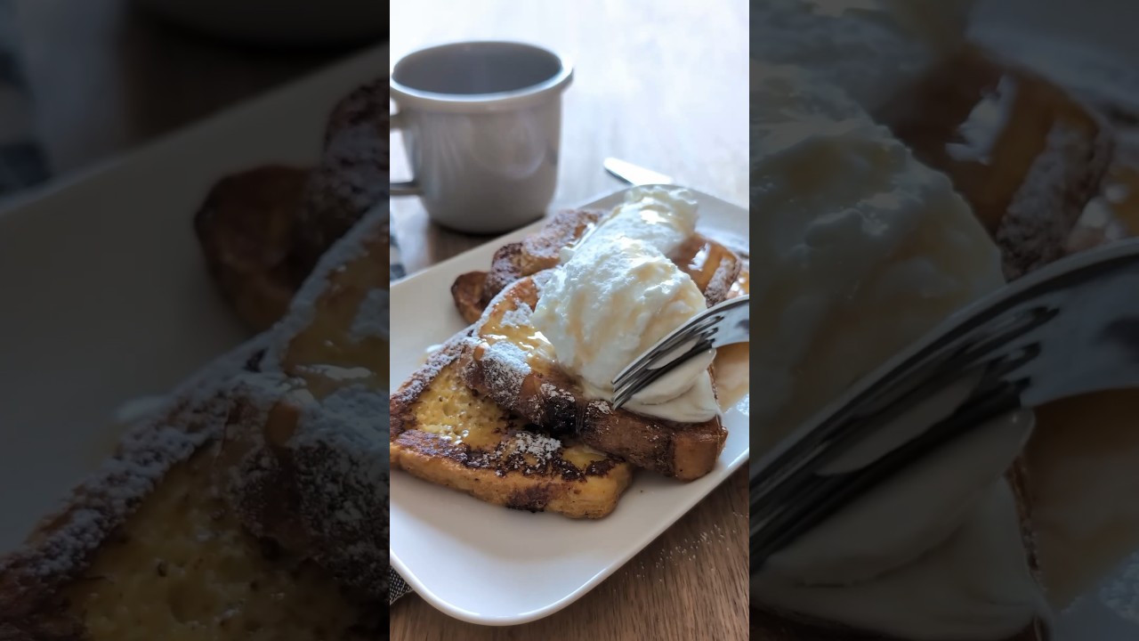 French Toast con gelato | Mr.Dobelina #shorts