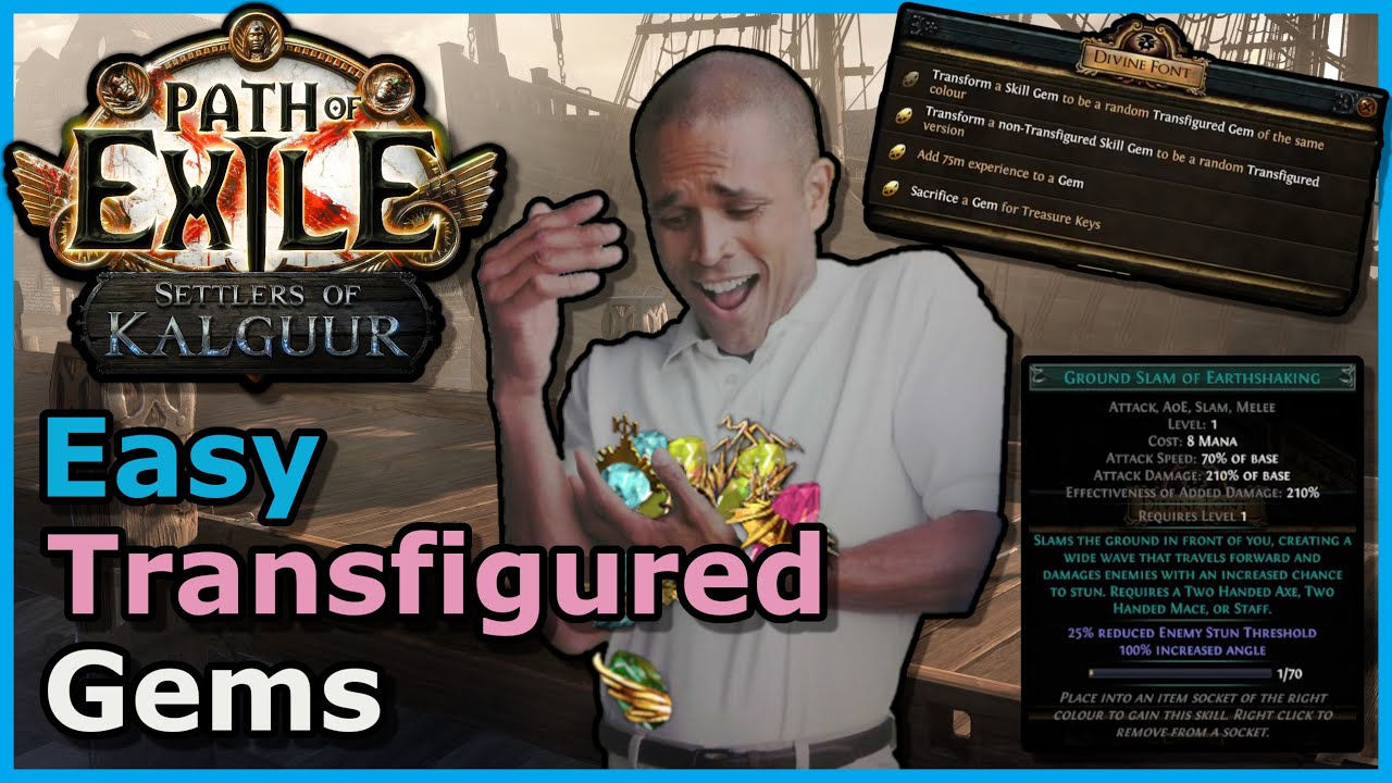 [3.25] Path of Exile - Get Any Transfigured Gem for Your Build by Doing This