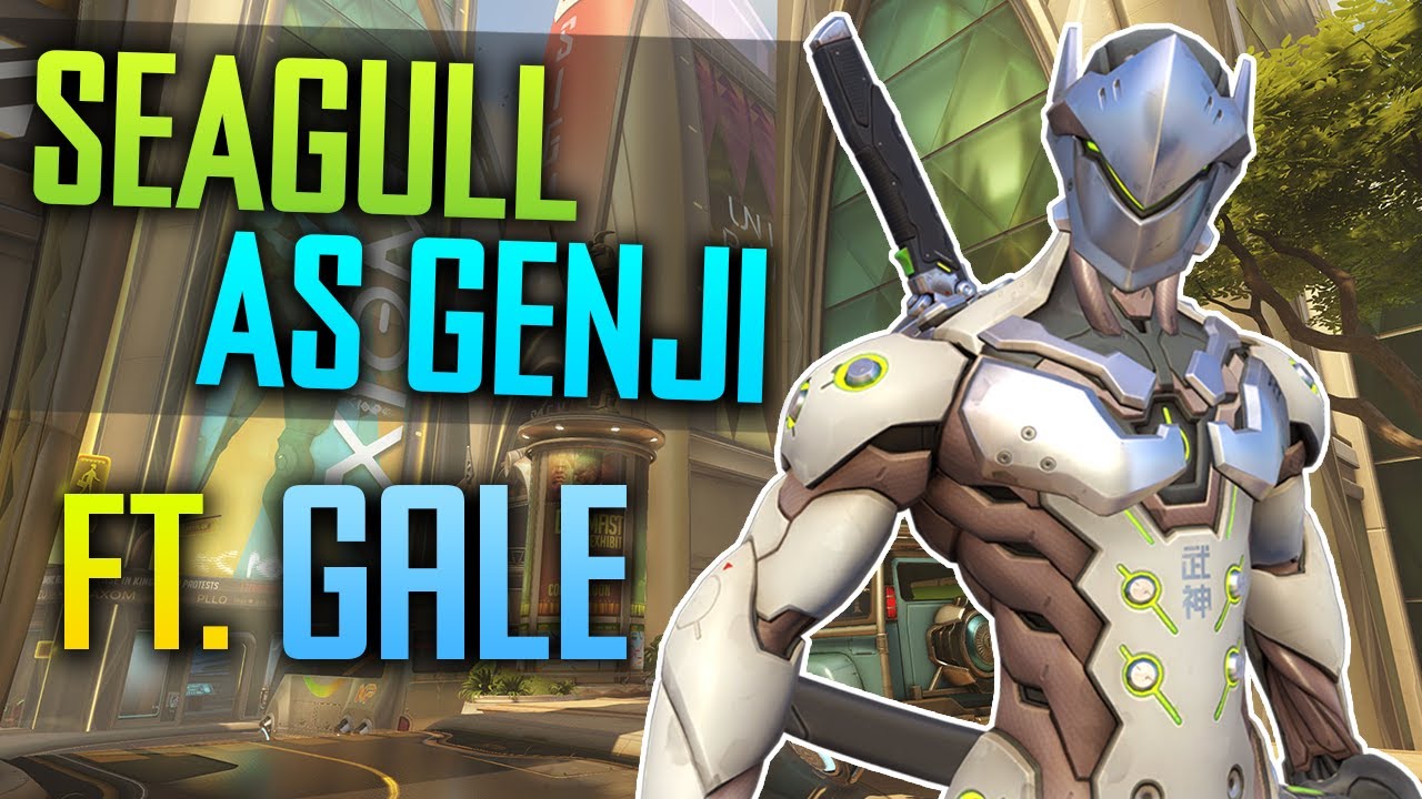 Seagull as Genji in Numbani w/ Best Ana Gale Adelade (Overwatch)