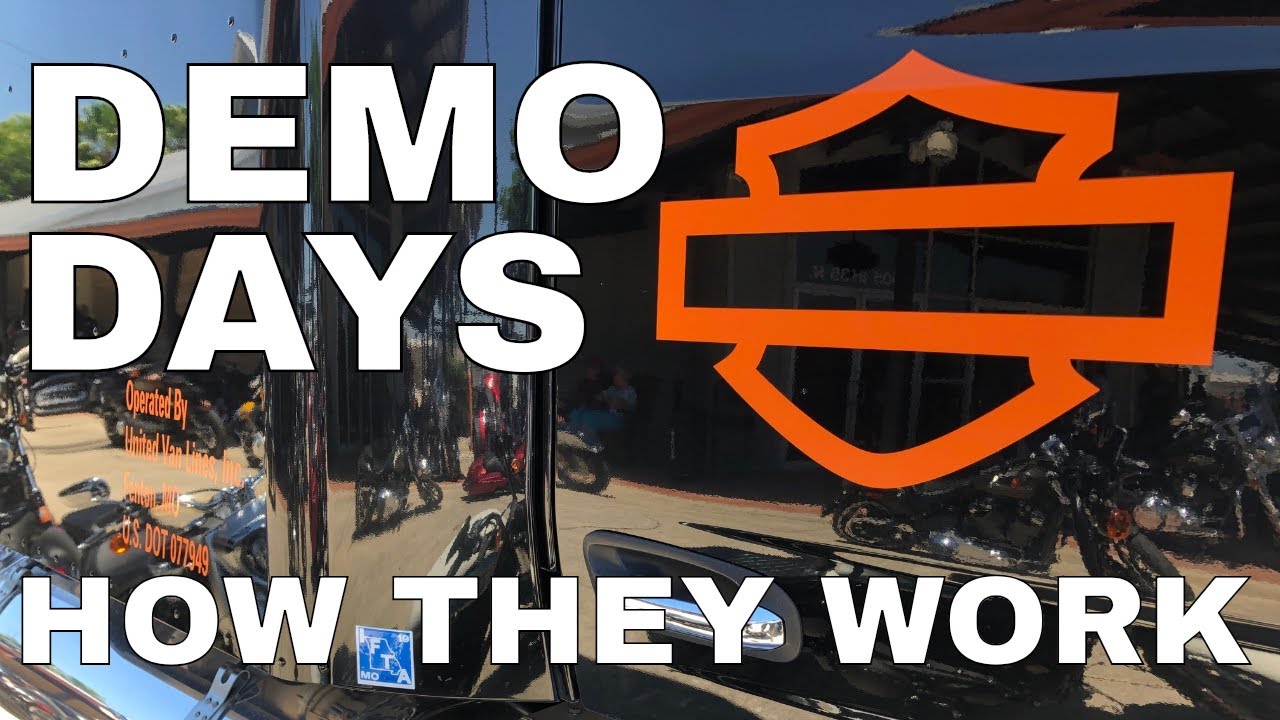 Harley-Davidson Demo Days - How They Work - How You Can Test Ride a New Motorcycle