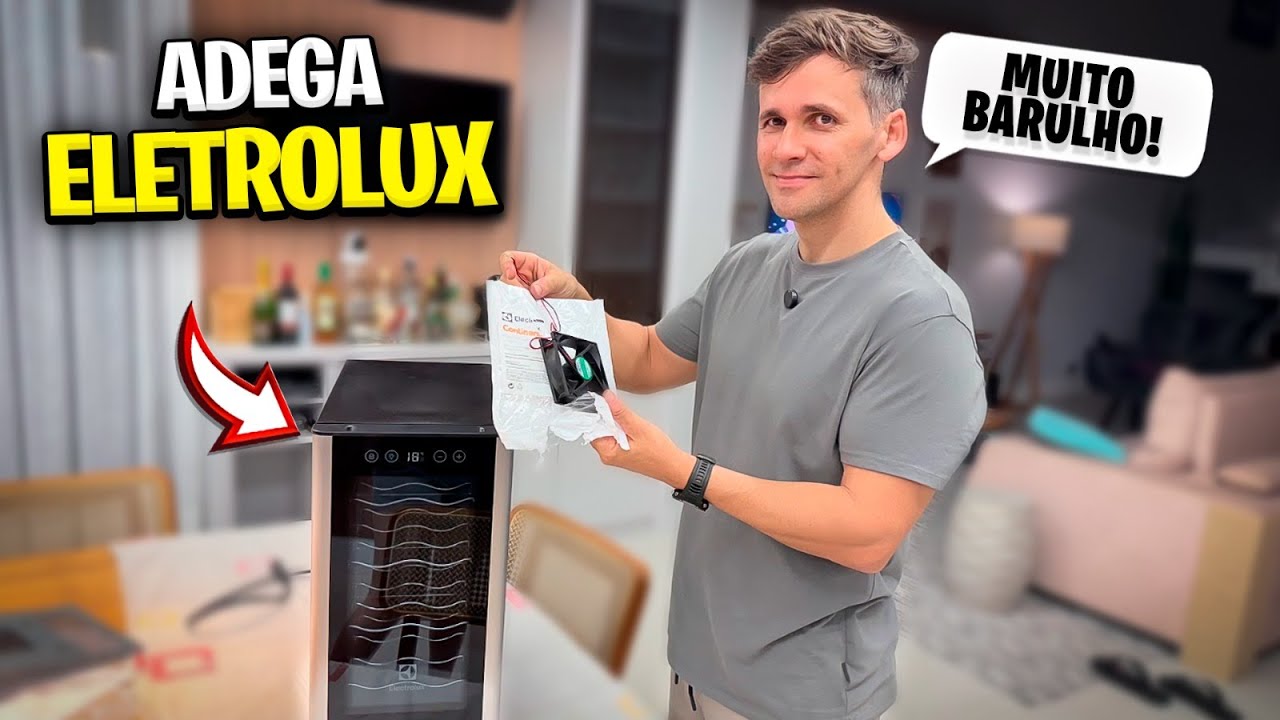 Como consertei nossa ADEGA Eletrolux gastando pouco, fazia BARULHO 