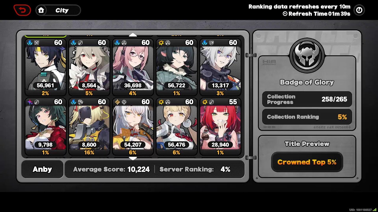 Zenless Zone Zero Endgame Tower Battle Trial Glory