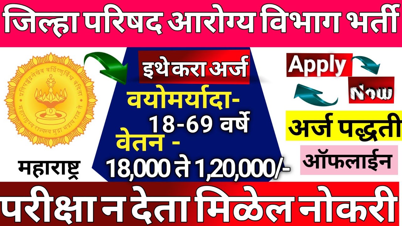Aarogy vibhag bharti 2026|NHM Bharti |zp bharti |National Health Mission recruitment |hospital staff