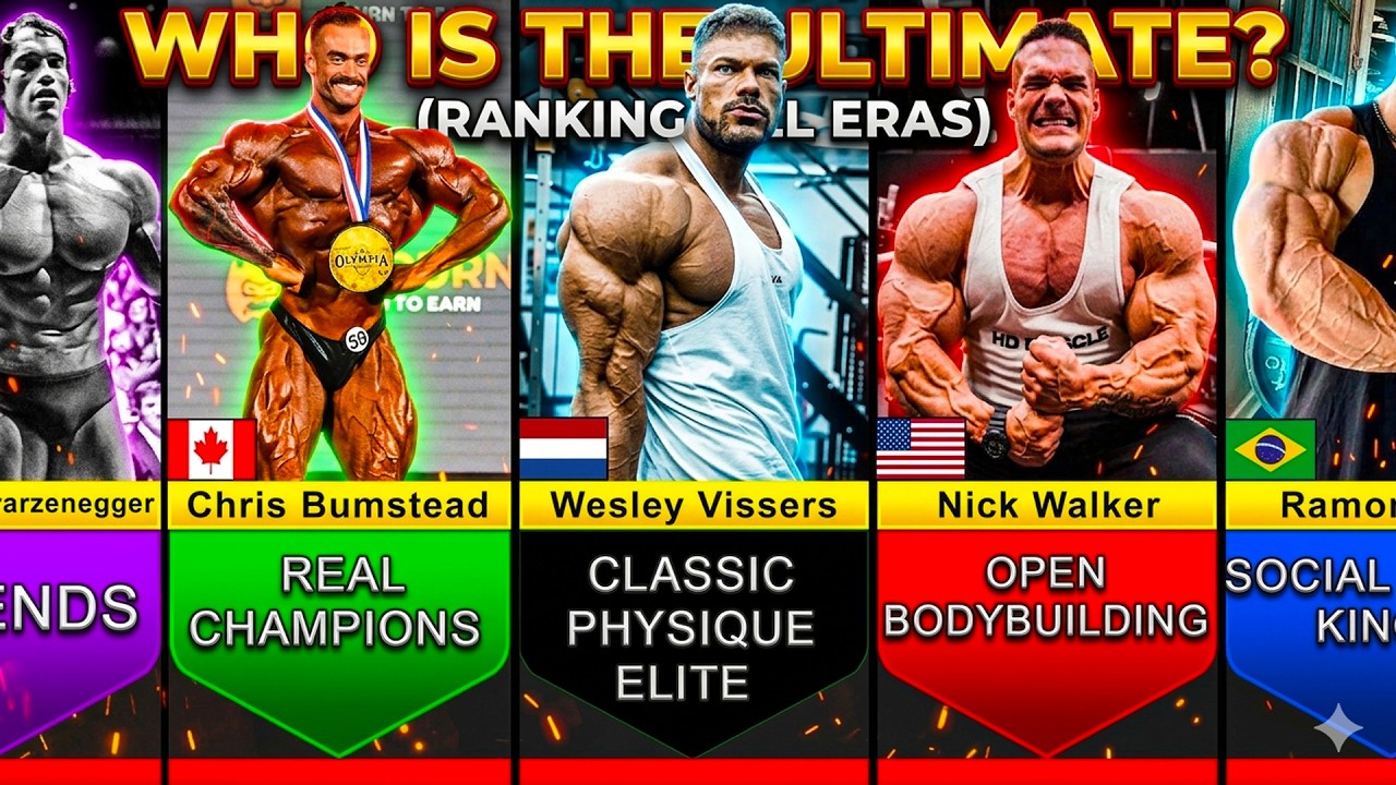 The Most Iconic Bodybuilders of All Time – By Category