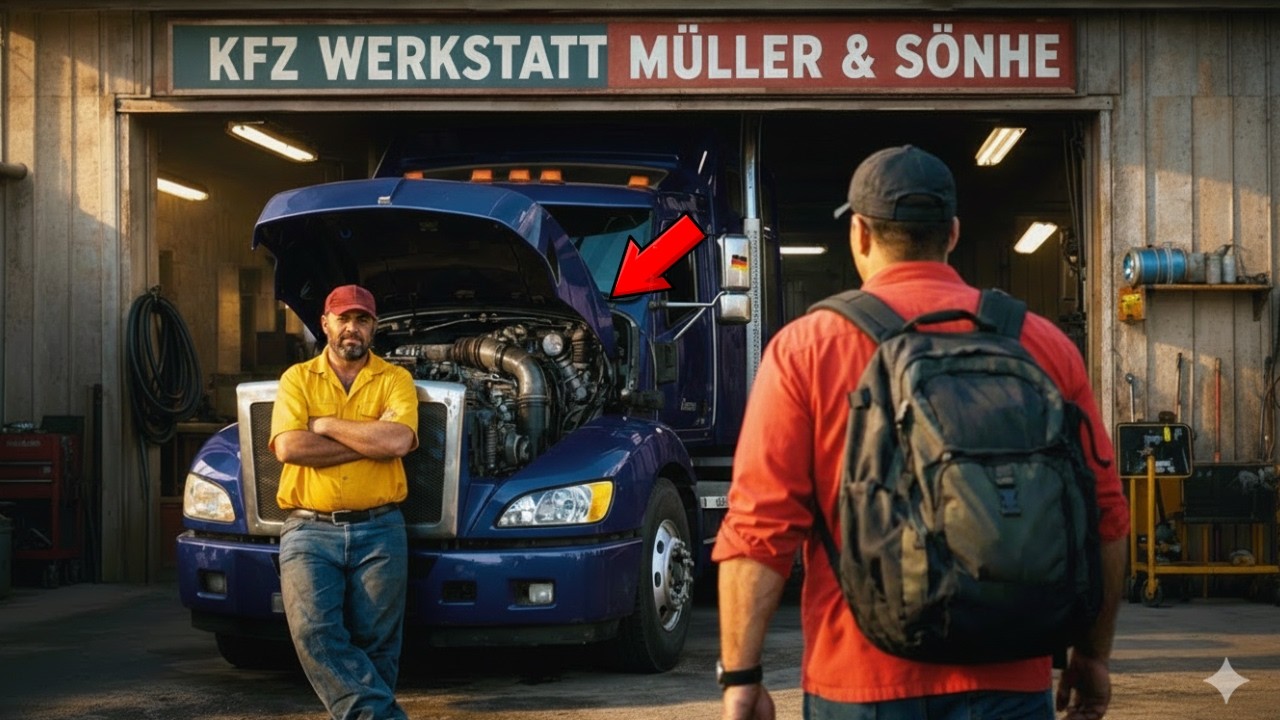 3-Millionen-LKW mit nur einem Handgriff repariert! Alle unter Schock