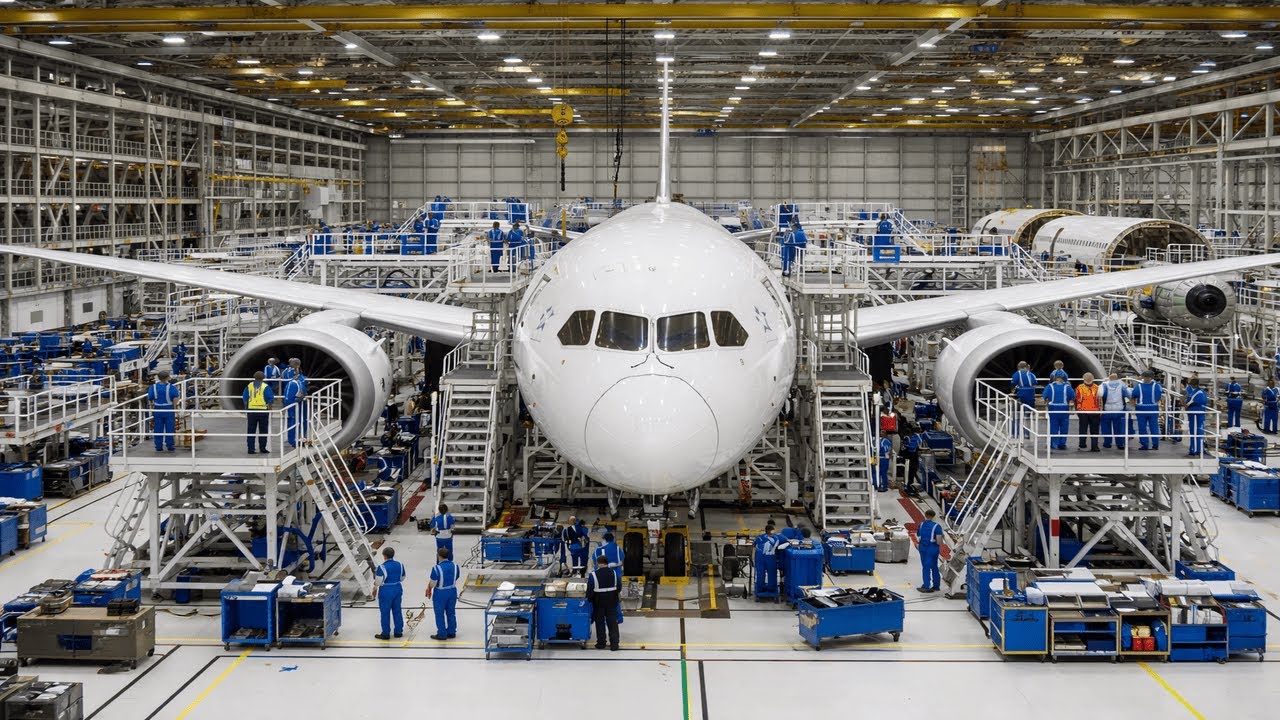 How the Boeing 787 Dreamliner Is Made | Full Aircraft Manufacturing Process