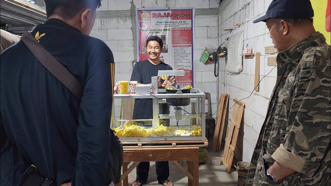 Praktek Masak Popcorn Bersama A'a Hendi Garut Jawa Barat #mesinpopcorn12volt #wa081328239660