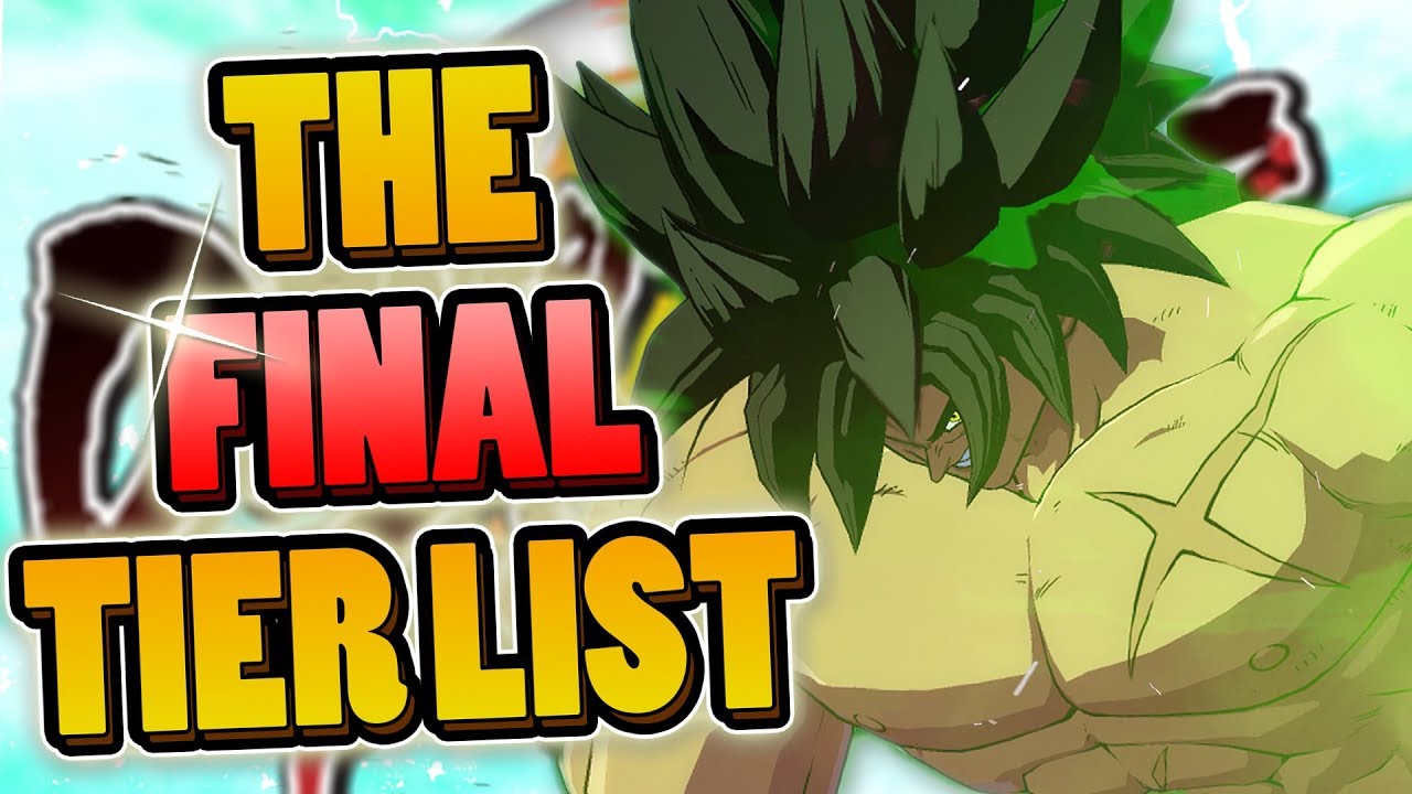 The FINAL Dragonball FighterZ Tier List For Season 2!!