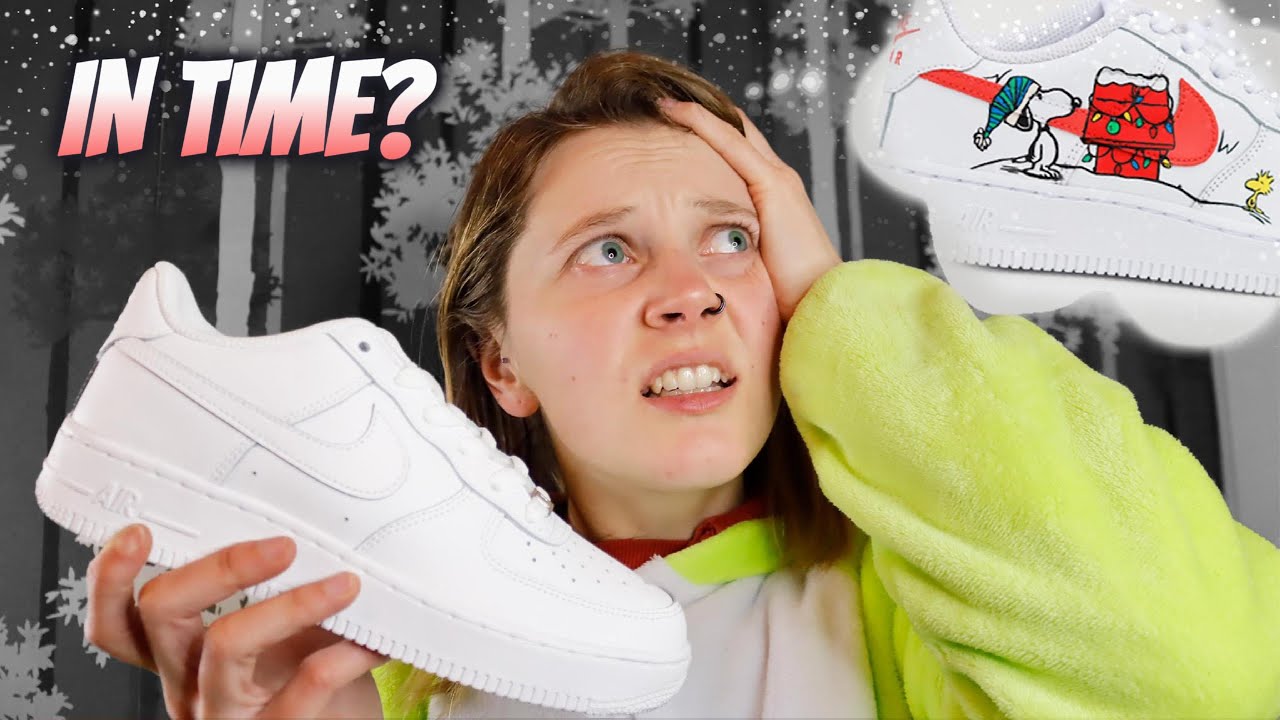 We Forgot the Last Christmas Order! | Charlie Brown & Snoopy Custom Sneakers Holiday Rush
