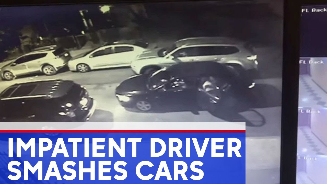 Impatient driver smashes two parked cars, takes off in NYC