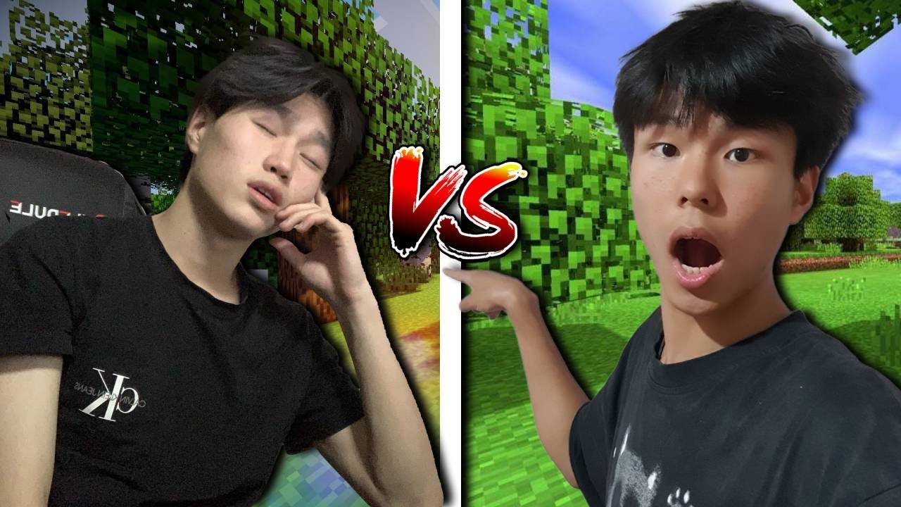 Minecraft Хэн Нь Илүү Тоглодог Вэ? |  @khukaxd VS @NotyzGamer
